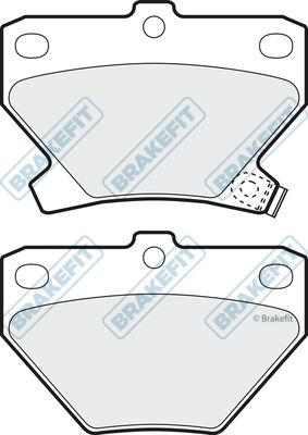 APEC BRAKING Piduriklotsi komplekt,ketaspidur PD3321